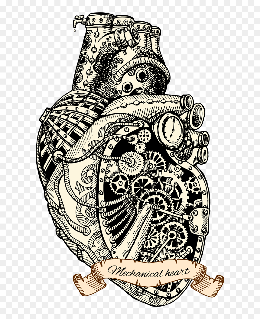 Mechanical Hearts, HD Png Download - steampunk heart png