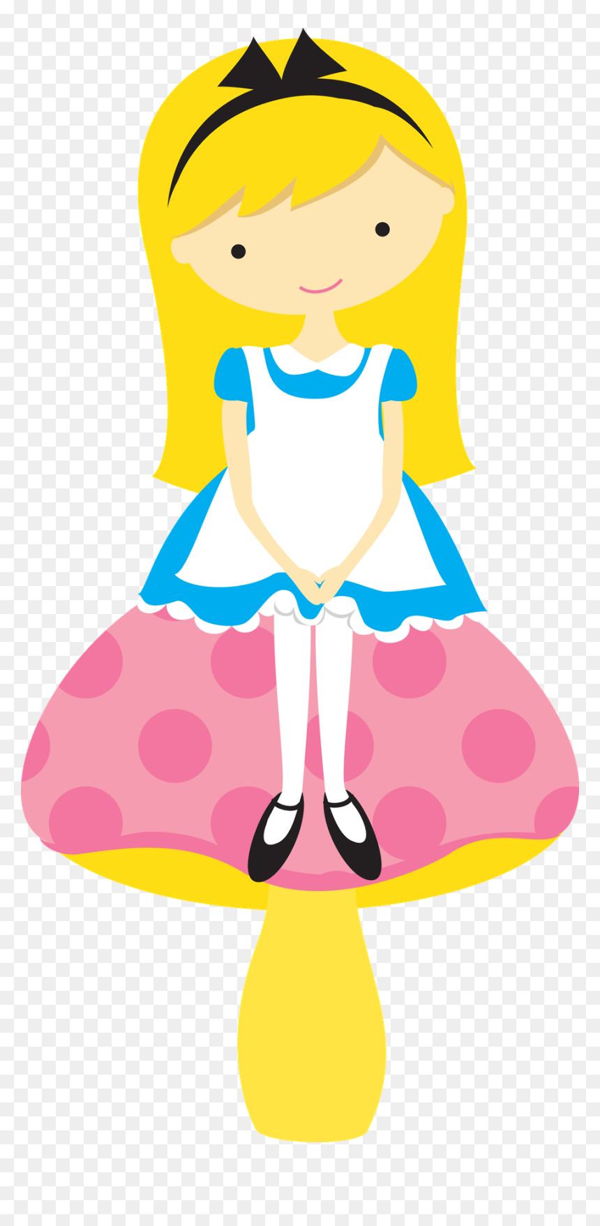 Alice In Wonderland Cute Png, Transparent Png - clothespin clipart png