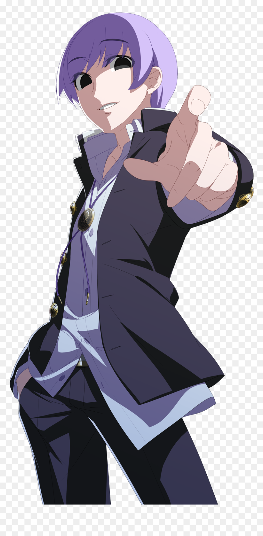 Under Night In Birth Exe Late St Byakuya, HD Png Download - bowl cut png