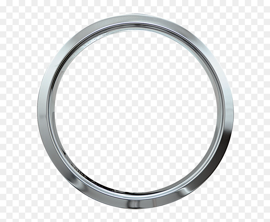 Large Trim Ring, HD Png Download - chrome circle png