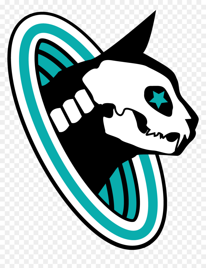 Clip Art, HD Png Download - cat skull png