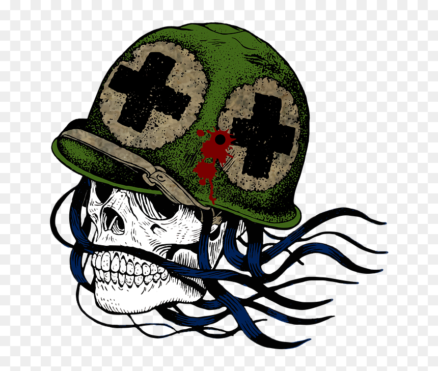 Medic Skull, HD Png Download - cat skull png
