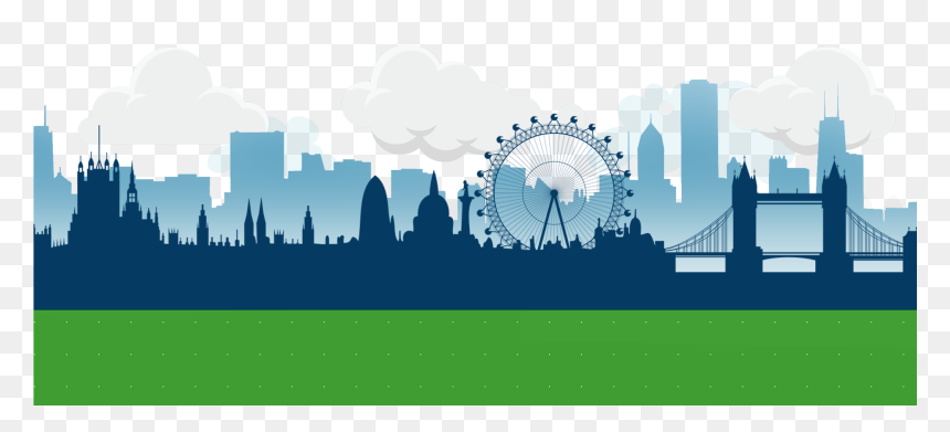 London Skyline Png, Transparent Png - london skyline png