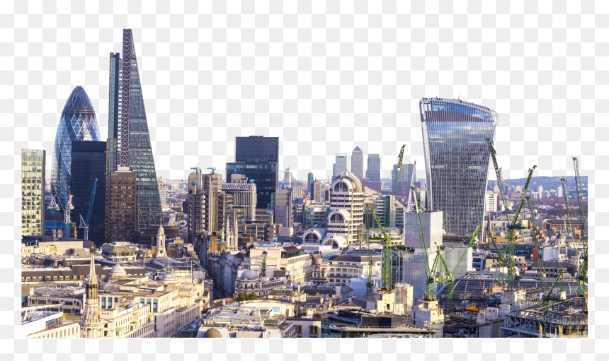 Financial Centre Of London, HD Png Download - london skyline png