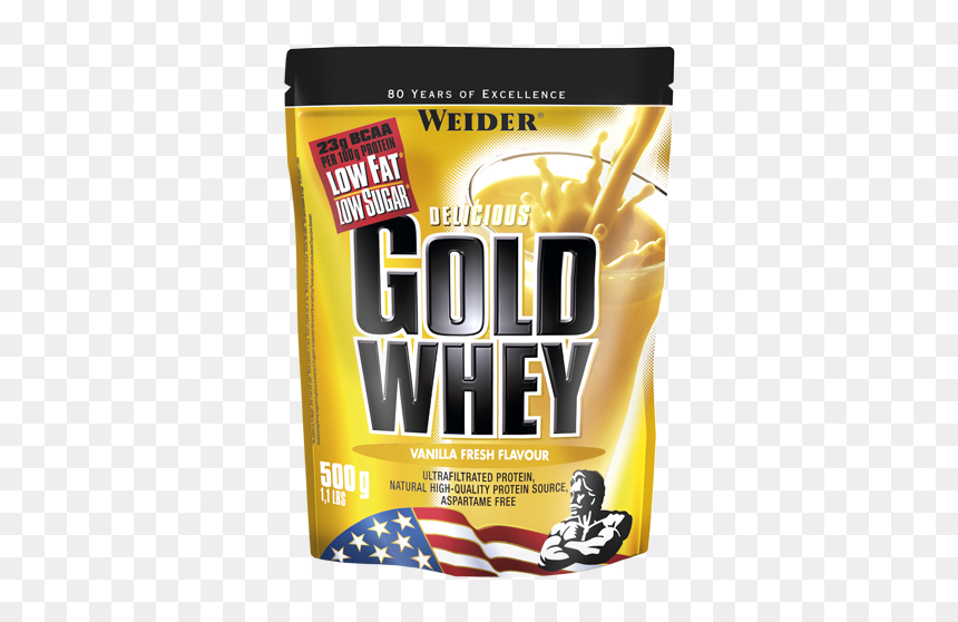 Gold Whey Protein Weider, HD Png Download - whey png