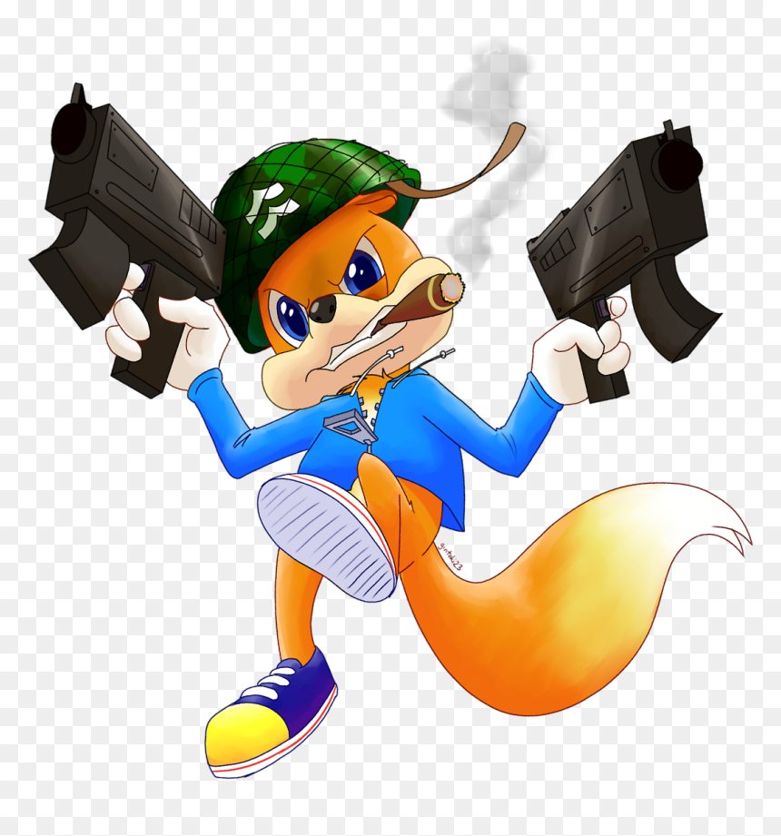 Cartoon, HD Png Download - conker's bad fur day png