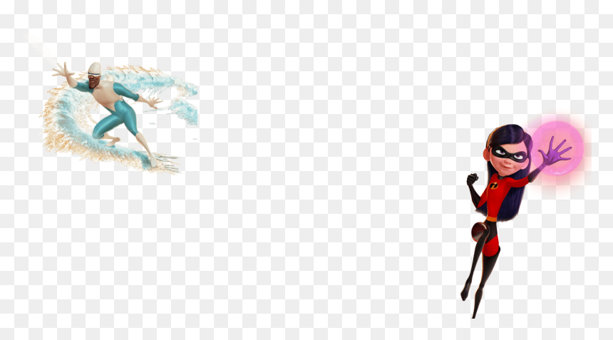 Incredibles 2 Characters Transparent, HD Png Download - frozone png