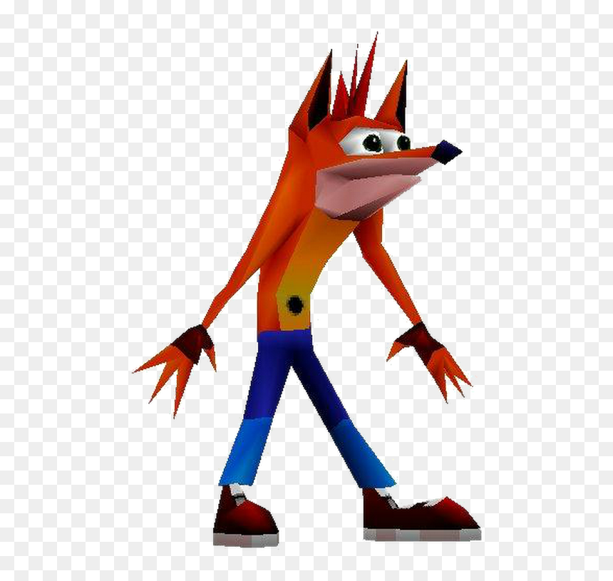 Crash Bandicoot Dab Gif, HD Png Download - crash bandicoot head png