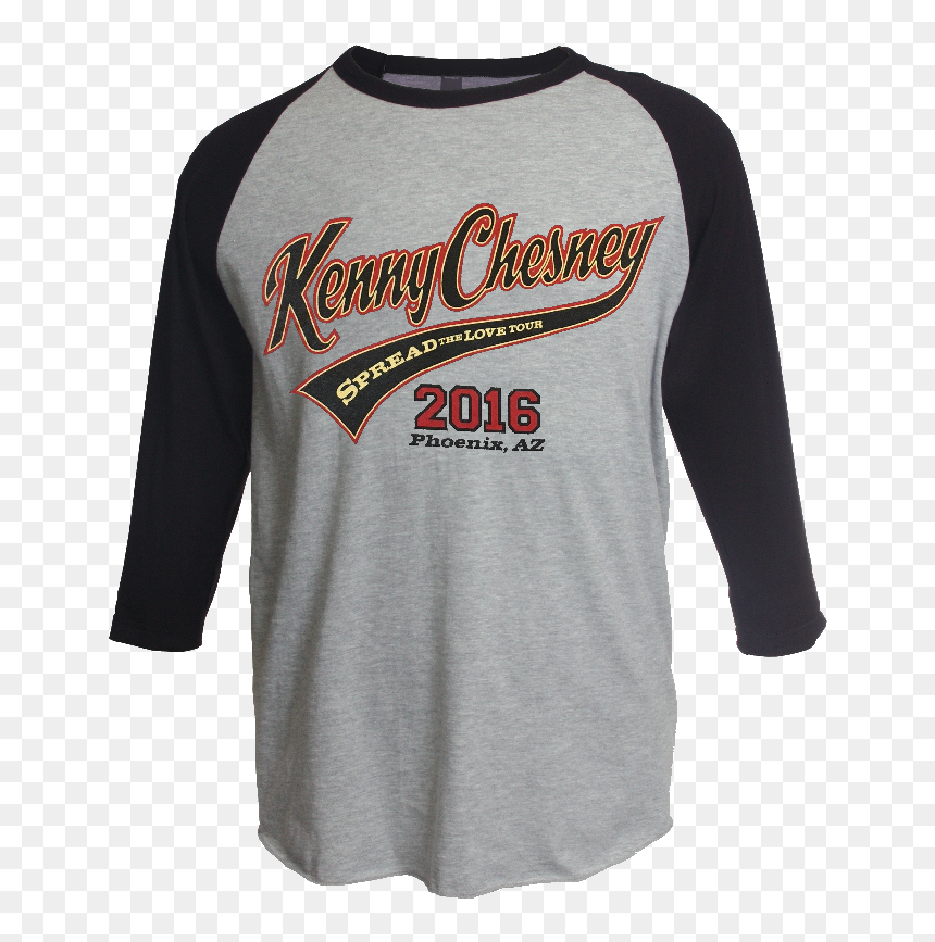 Long-sleeved T-shirt, HD Png Download - kenny chesney png