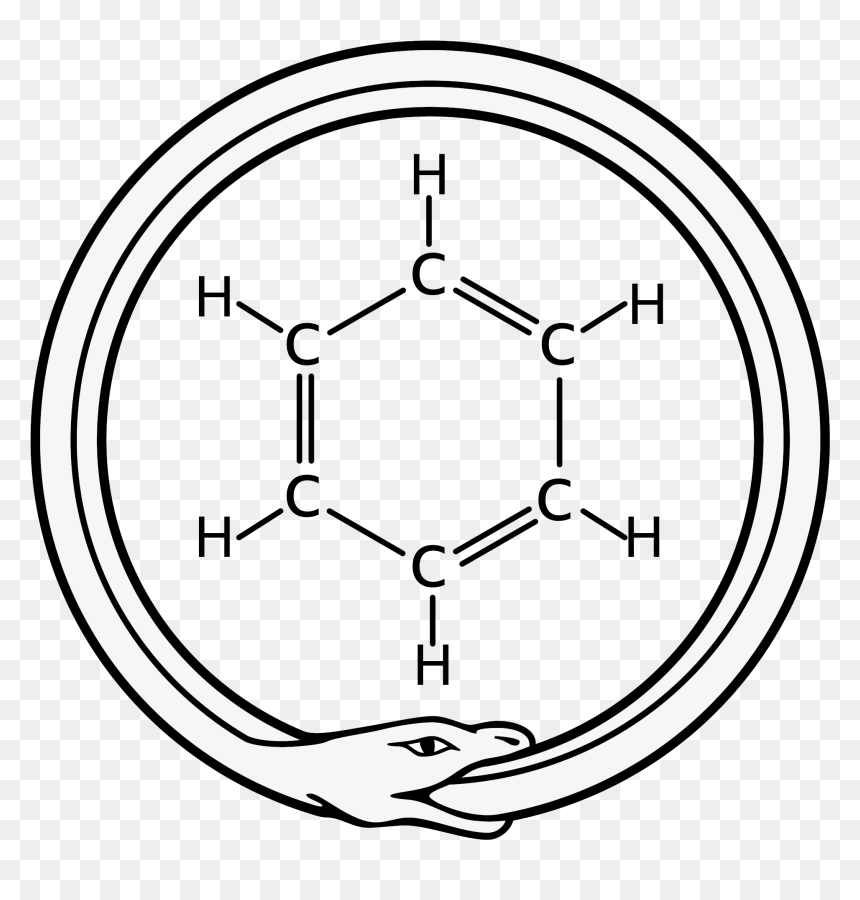 Ouroboros Benzene, HD Png Download - homunculus symbol png