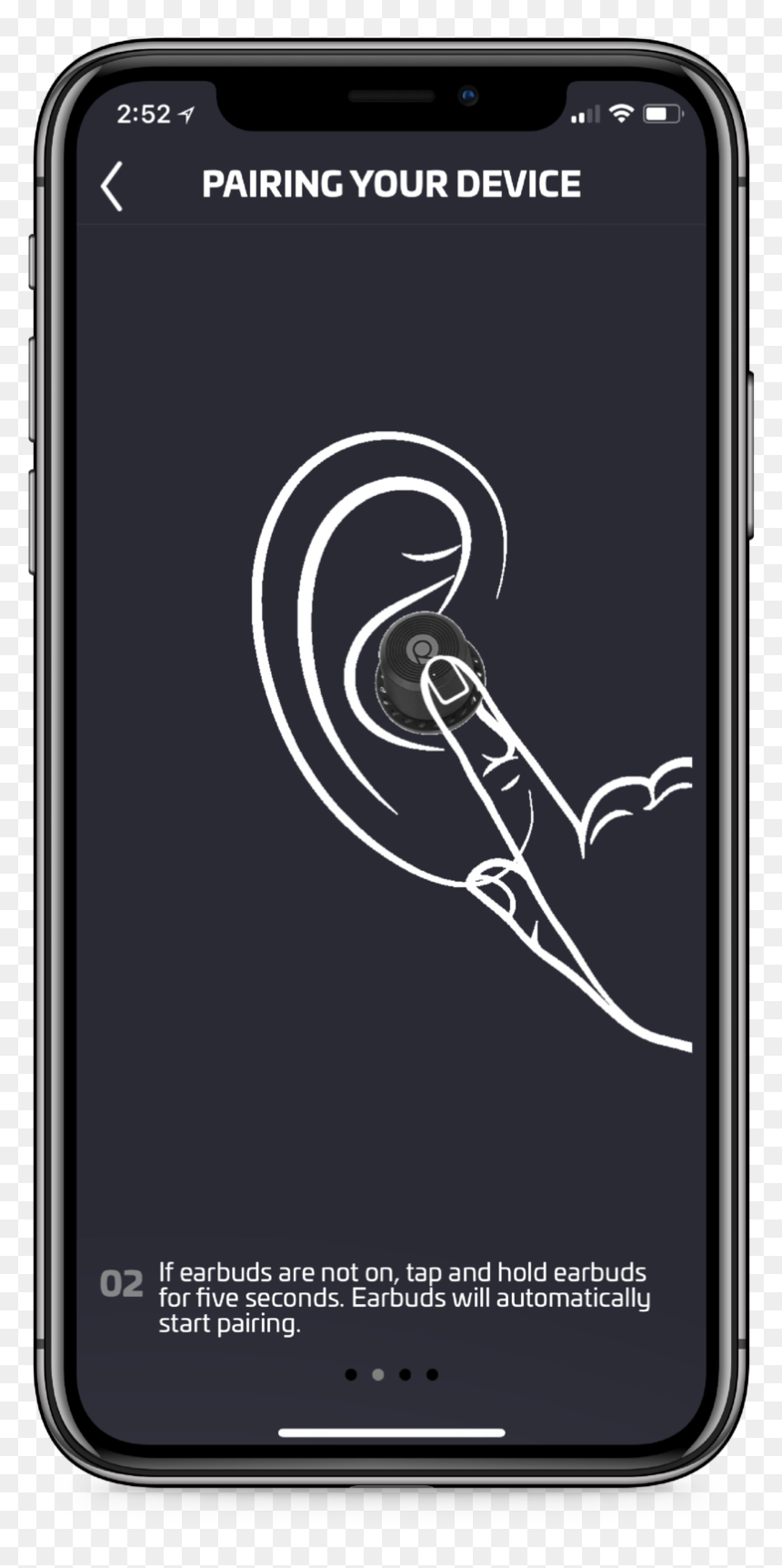 Ascent Iphonex Screen Png 3x - Smartphone, Transparent Png - ear buds png