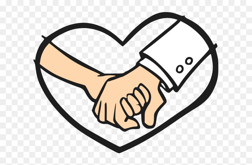 Holding Hands Clipart, HD Png Download - cartoon fist png