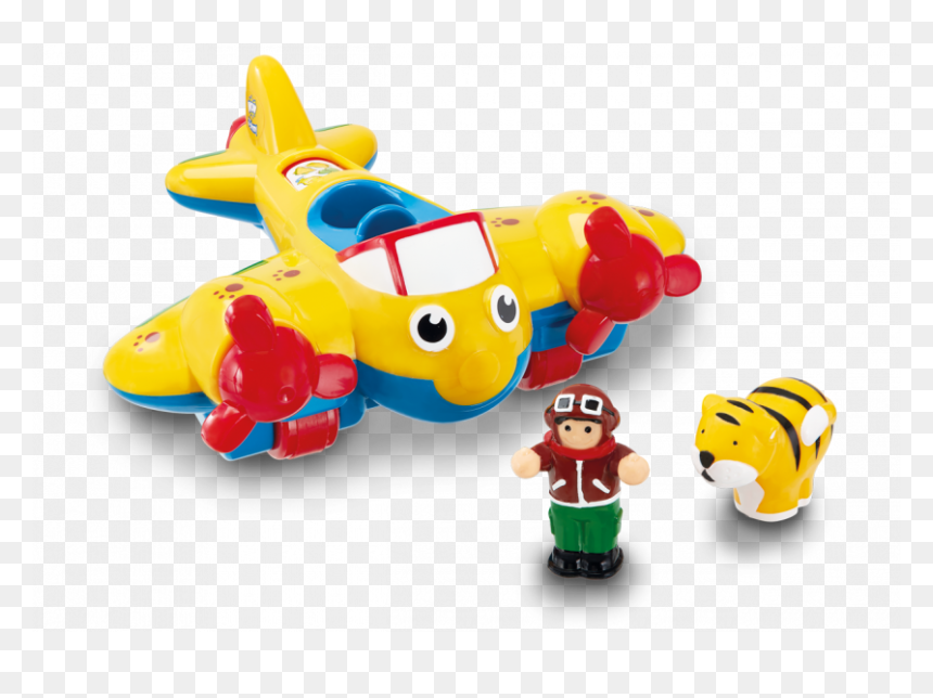 Wow Toys Johnny Jungle Plane, HD Png Download - toy plane png