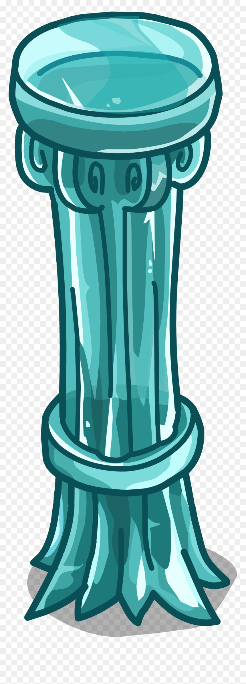 Table, HD Png Download - marble pillar png