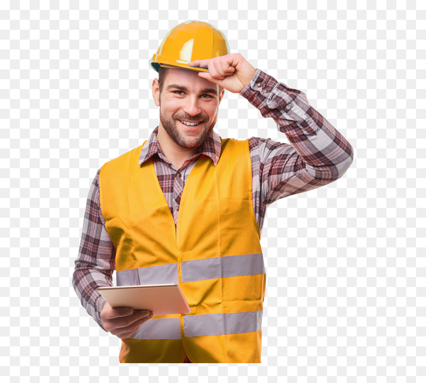 Imagem De Engenheiro, HD Png Download - construction man png