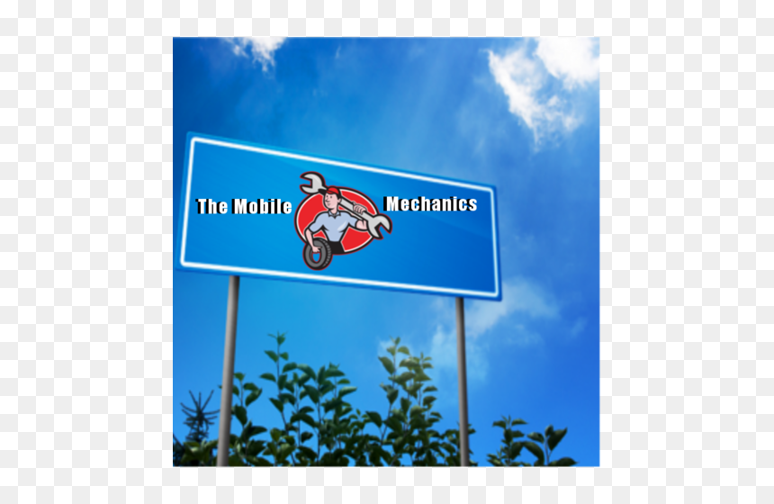 Blank Blue Road Signs, HD Png Download - broken down car png