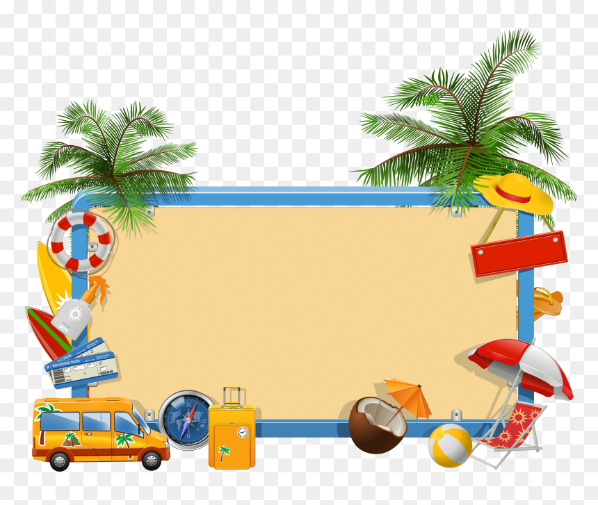 Summer Vacation Clipart, HD Png Download - summer png