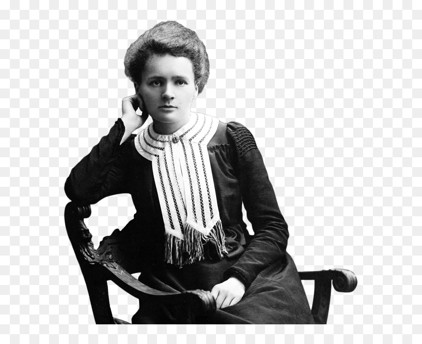 Marie Curie No Background, HD Png Download - person sitting png