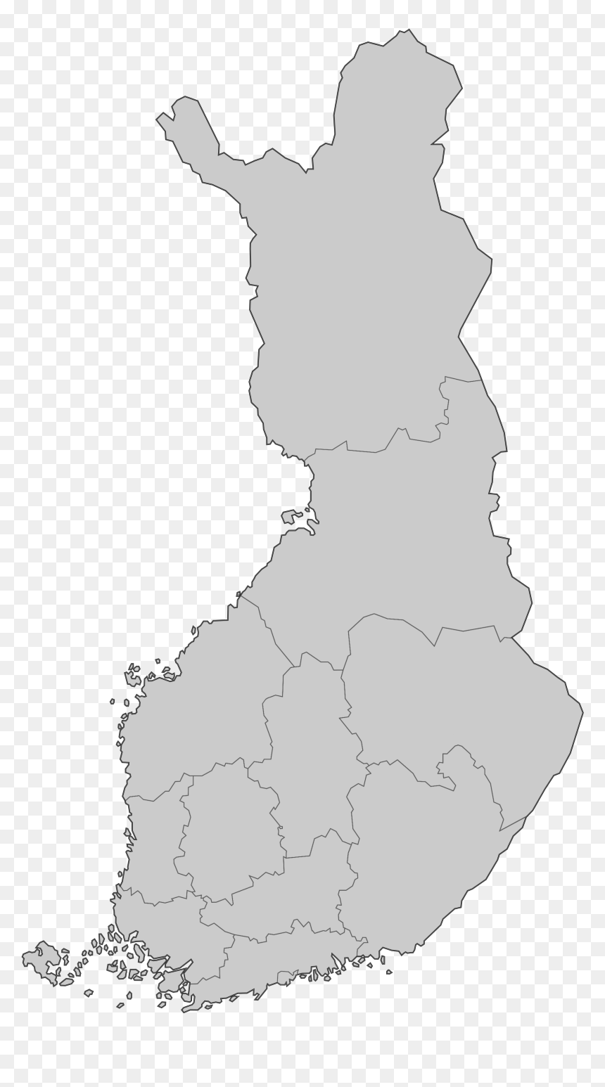 Finland Election Map 2019, HD Png Download - blank png