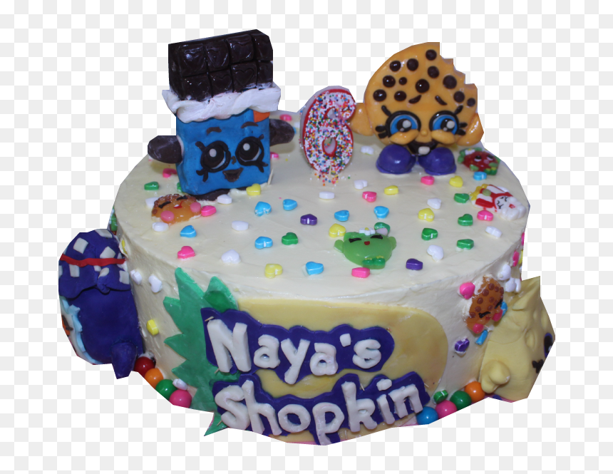 Birthday Cake, HD Png Download - shopkins png