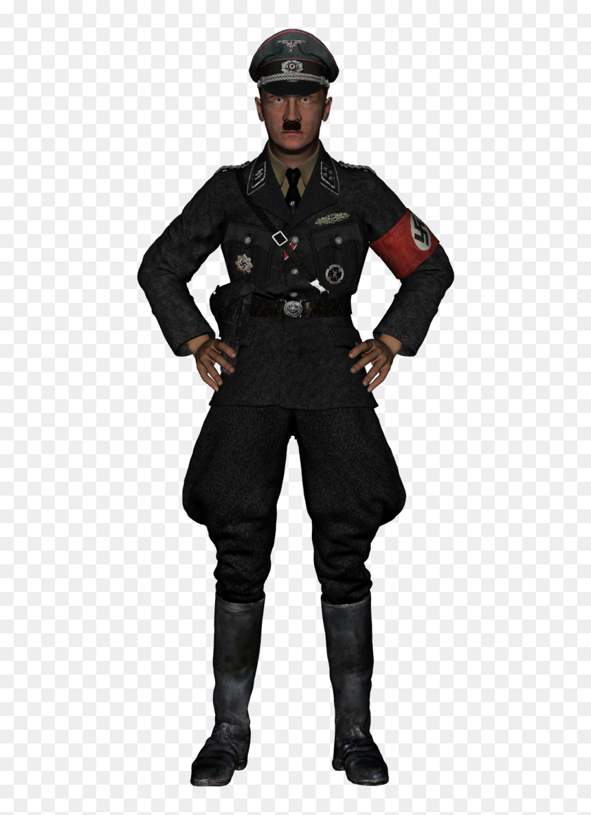 Military Uniform, HD Png Download - hitler png