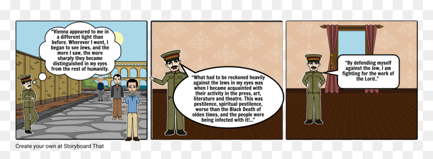 Cartoon, HD Png Download - hitler png