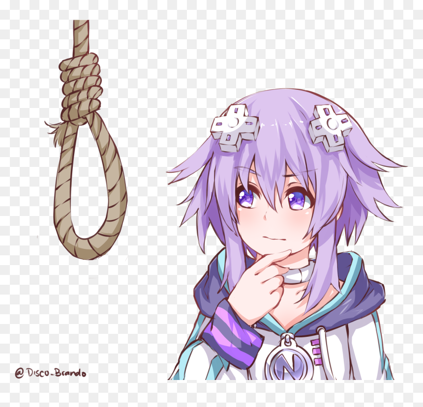 Hyperdimension Neptunia Neptune, HD Png Download - noose png