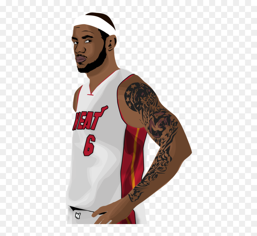Basketball Player No Background, HD Png Download - lebron james png