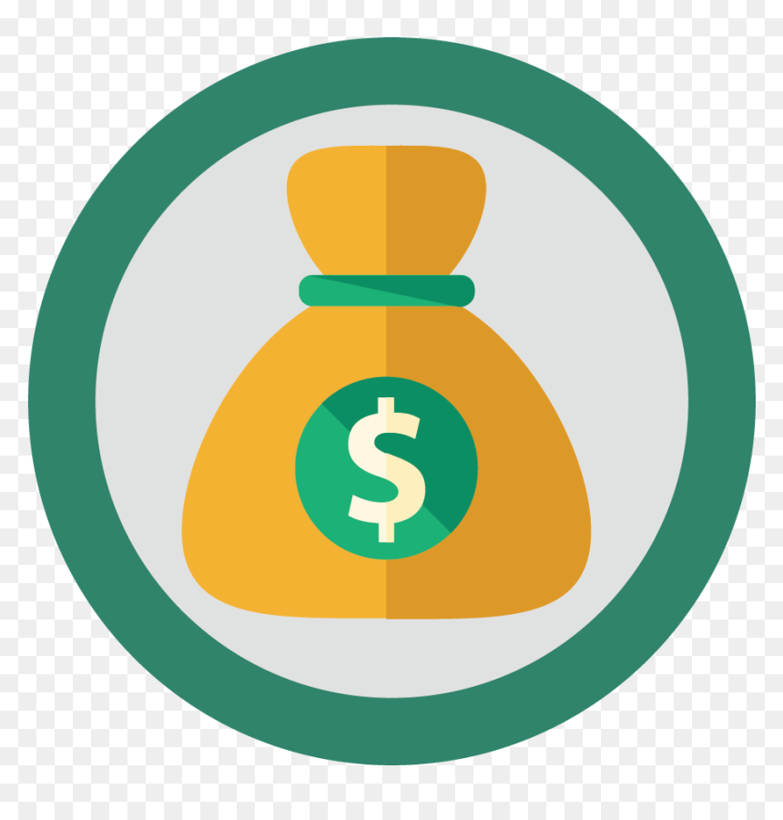 Transparent Money Bag Icon, HD Png Download - money bag png
