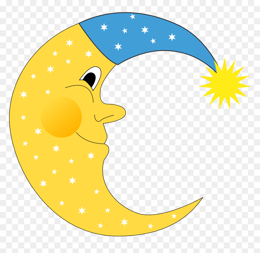 Moon Clipart Png, Transparent Png - cute png