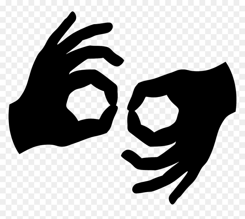 Interpreter Sign Language, HD Png Download - ok emoji png