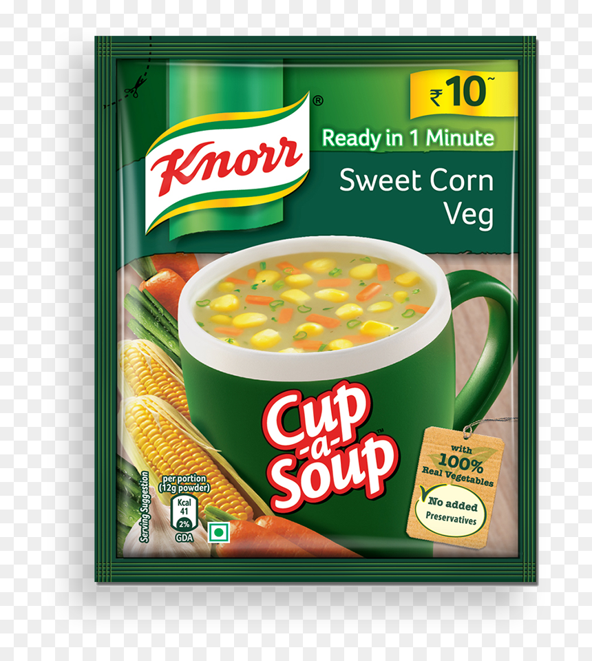 Knorr Sweet Corn Veg Soup, HD Png Download - corn png