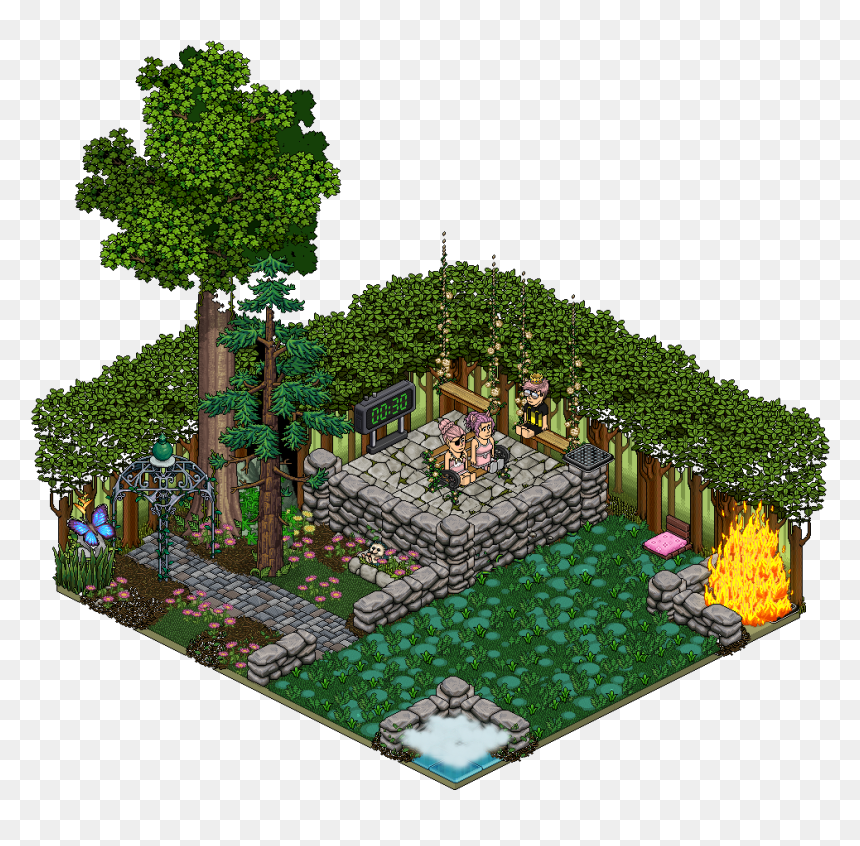 Habbo Heaven Or Hell, HD Png Download - shrub png