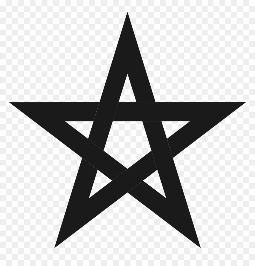 Morocco Flag Star, HD Png Download - pentagram png