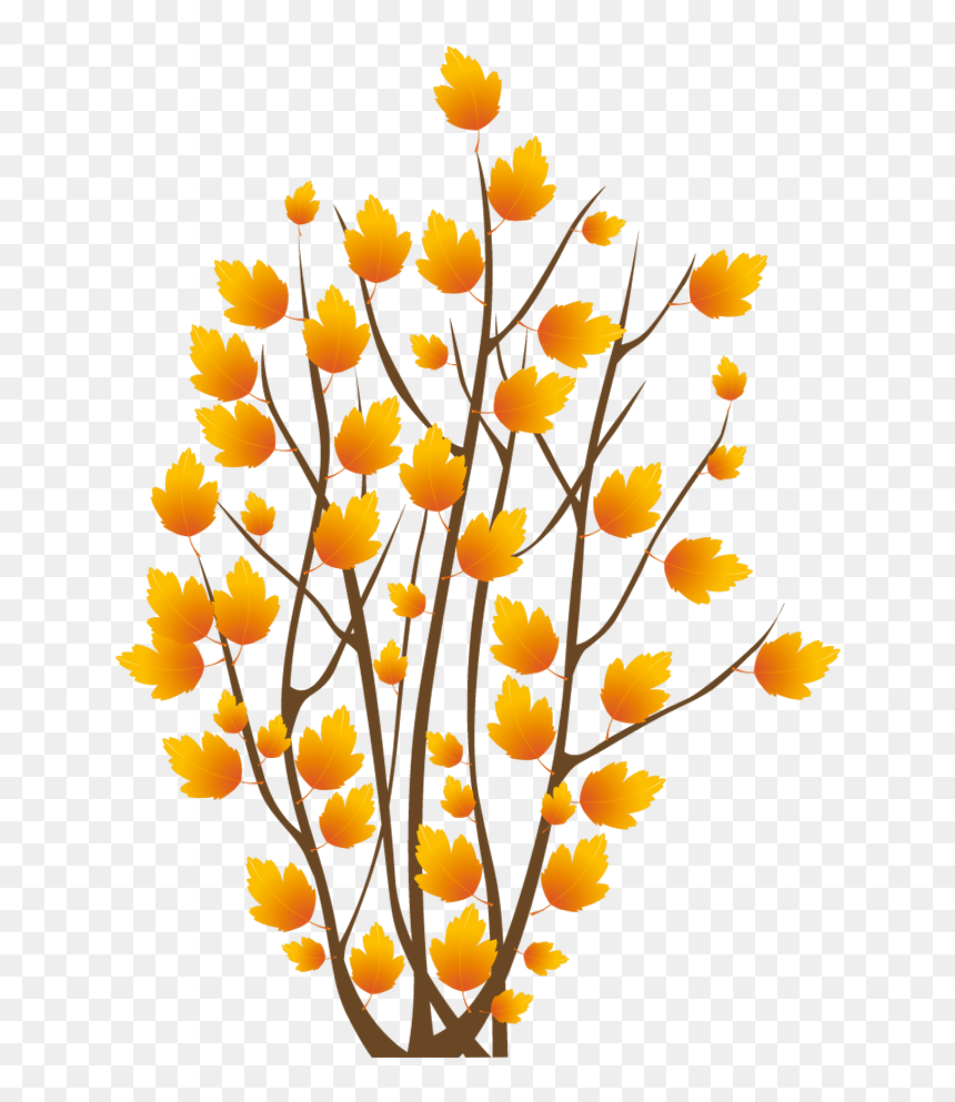 Autumn Icons Free, HD Png Download - shrub png
