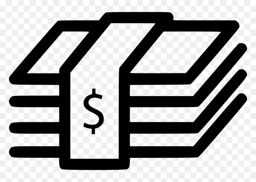 Stack Of Bills Icon, HD Png Download - money icon png