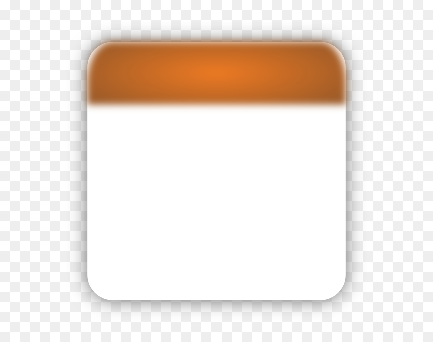 Orange, HD Png Download - calendar icon png