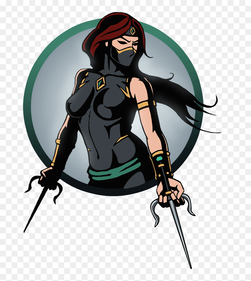 Shadow Fight Girls, HD Png Download - ninja png