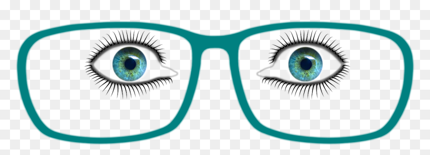 Glasses With Eyes Png, Transparent Png - eyelashes png