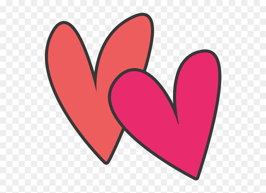 Hearts Clipart No Background, HD Png Download - red heart png