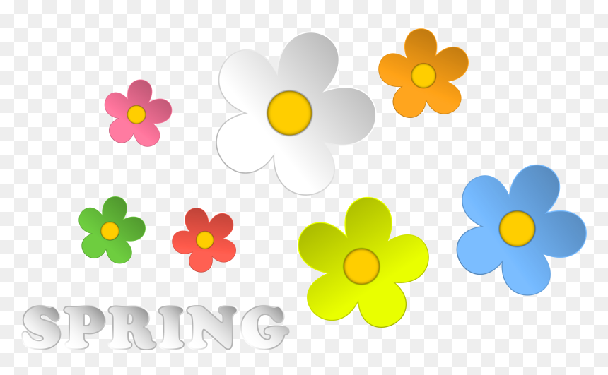 Spring Flowers Clipart Png, Transparent Png - spring png