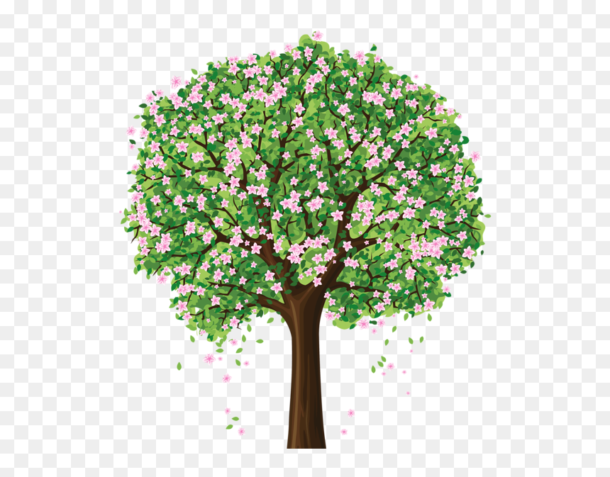 Spring Tree Clipart, HD Png Download - spring png