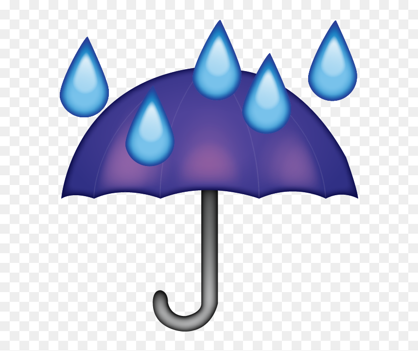 Umbrella Rain Emoji, HD Png Download - umbrella png