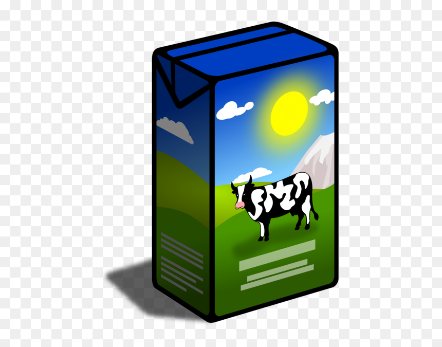Carton Of Milk Clipart, HD Png Download - milk png