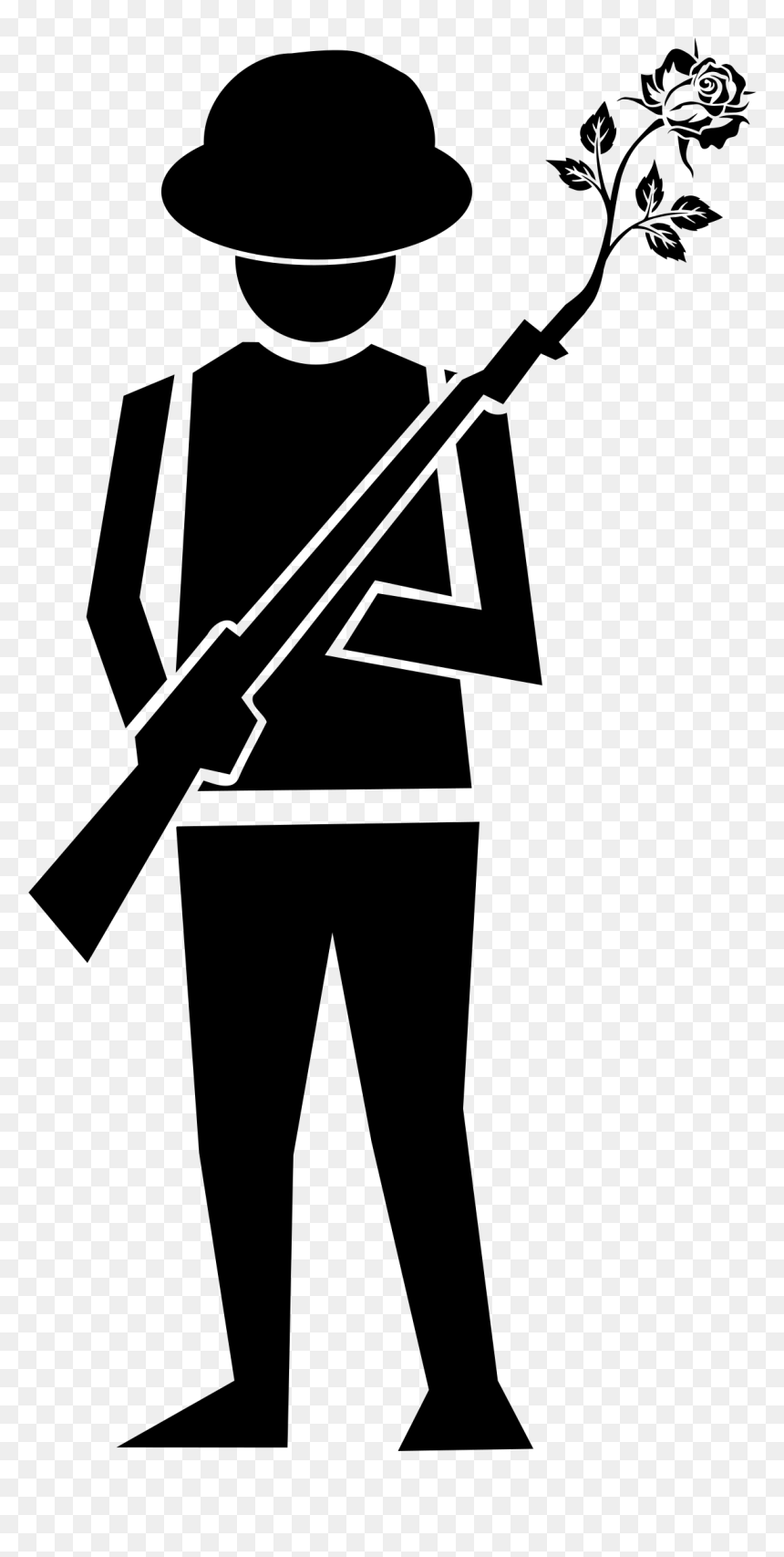 Miner Clipart Black And White, HD Png Download - german soldier png