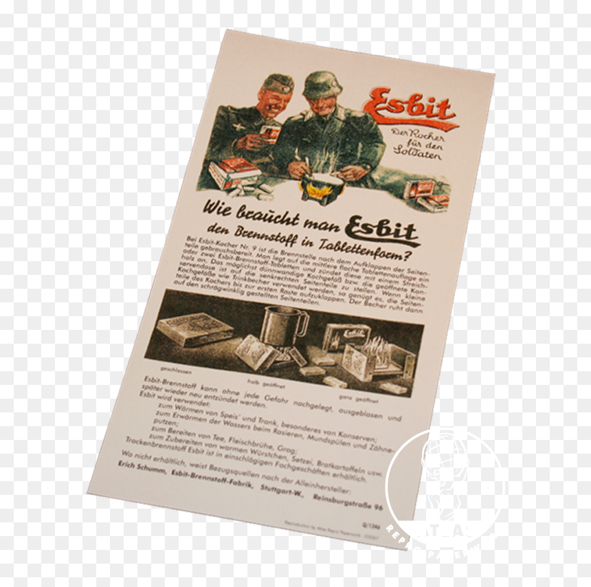 Esbit, HD Png Download - german soldier png