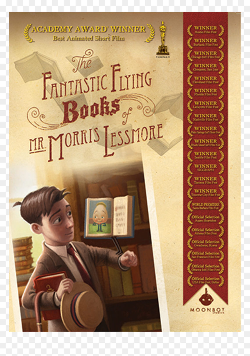 Fantastic Flying Books Of Mr Morris Lessmore Poster, HD Png Download - flying books png