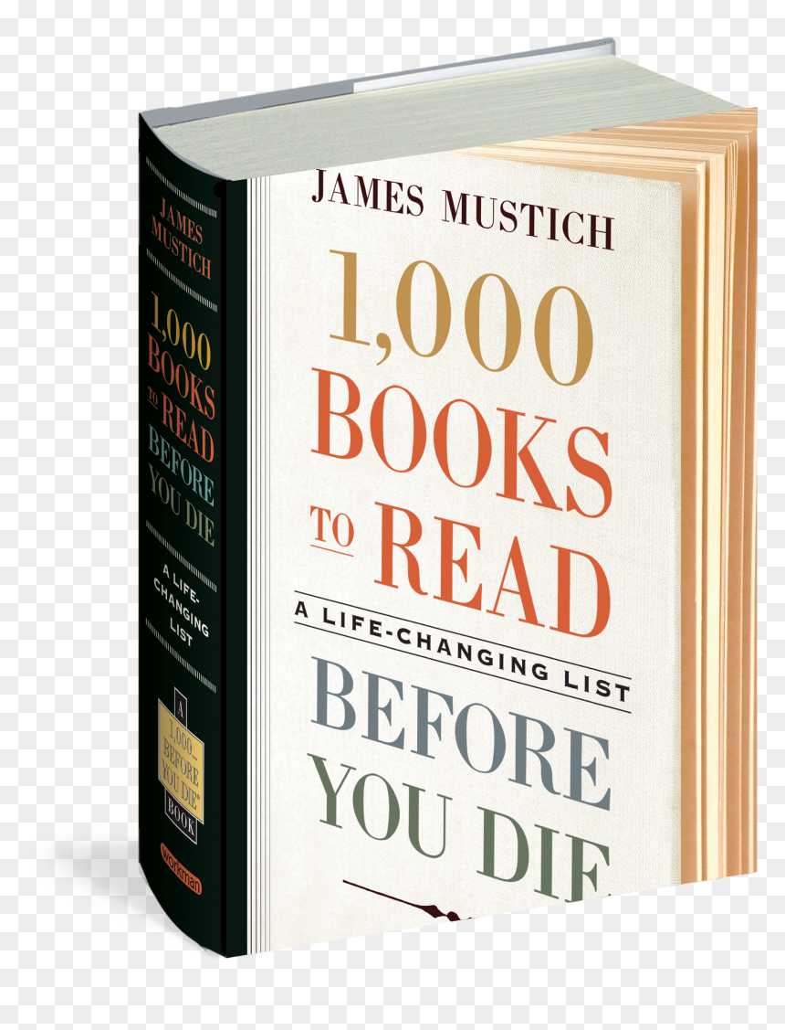 1000 Books To Read Before You Die Mustich, HD Png Download - flying books png