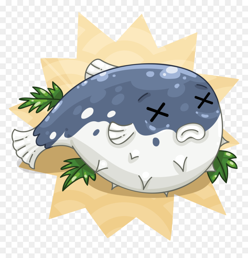 Cartoon, HD Png Download - puffer fish png