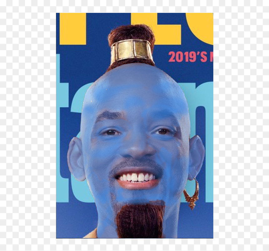 Will Smith Genie Sucks, HD Png Download - aladdin genie png